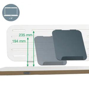 Pannello Forato per scrivania 80x25 cm con Accessori – Leitz Ergo