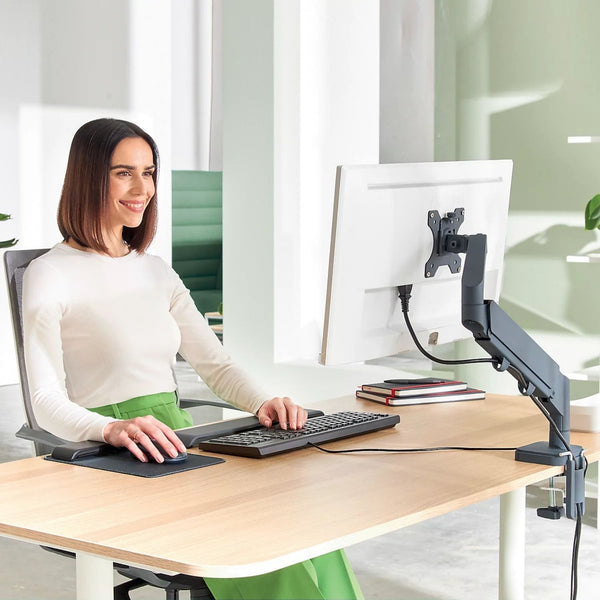 Braccio Salvaspazio Singolo per Monitor – Leitz Ergo