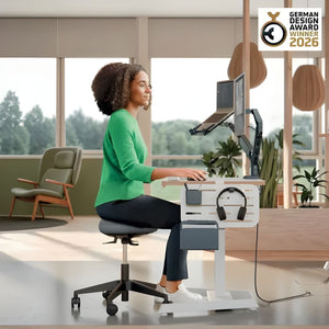 Sgabello Active Comfort da Seduta con Ruote – Leitz Ergo