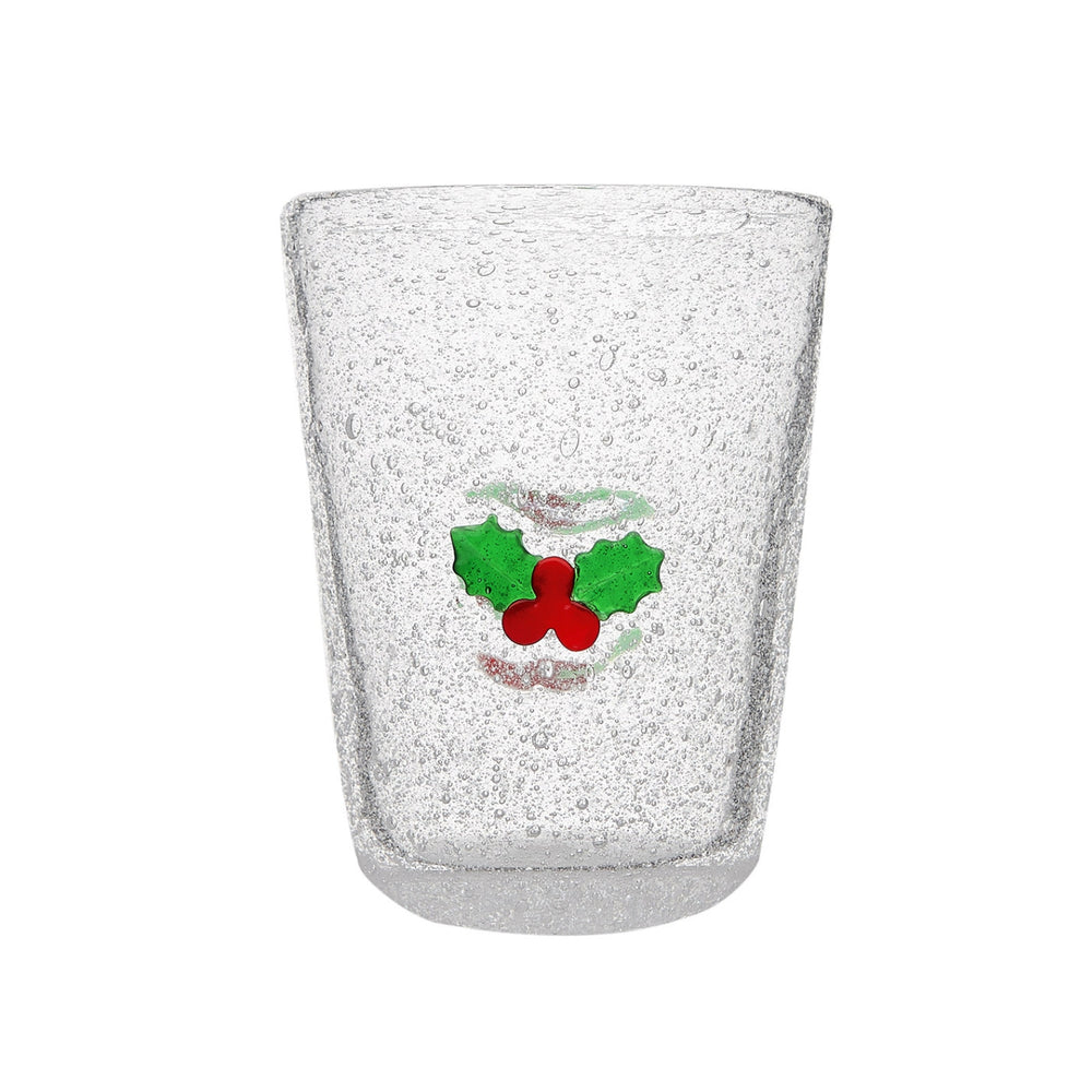 Bicchiere da acqua in vetro soffiato ME XMAS - Memento Originale