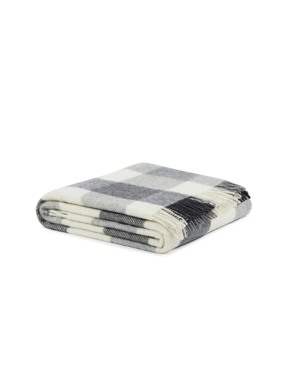 Coperta 100% Lana Vergine Adamello Check - Lanerossi