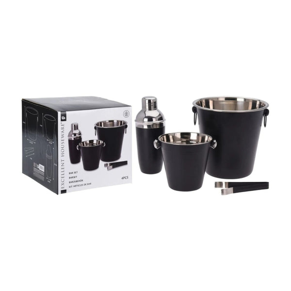 Bar Set 4 pcs in Acciaio Inox – Barware