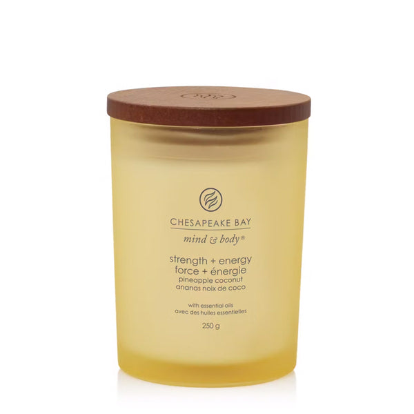 Candela Profumata "Strenght + Energy" - Chesapeake Bay 250g