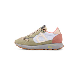 Sneakers Vegane Retrò Verde Oliva e Terracotta – DUUO