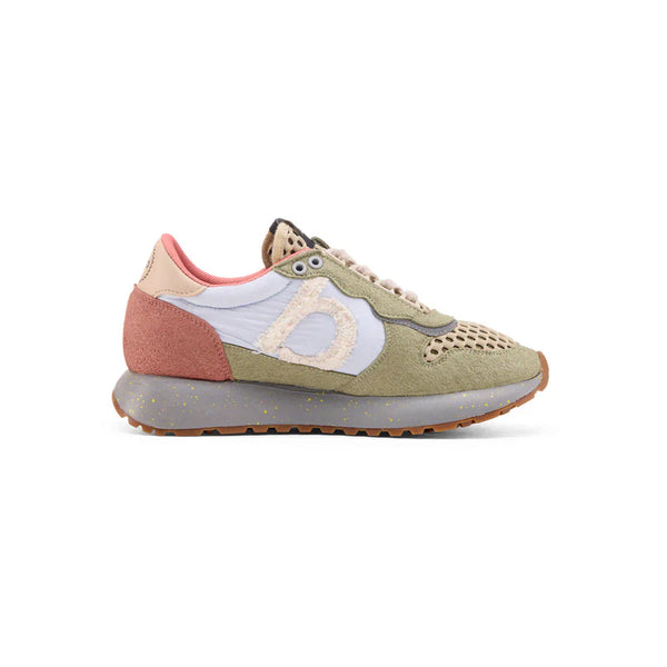Sneakers Vegane Retrò Verde Oliva e Terracotta – DUUO