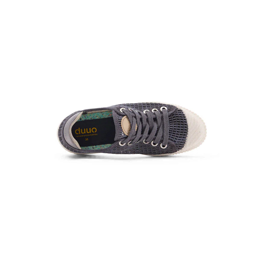Sneakers Vegane Mesh Grigio Antracite – DUUO