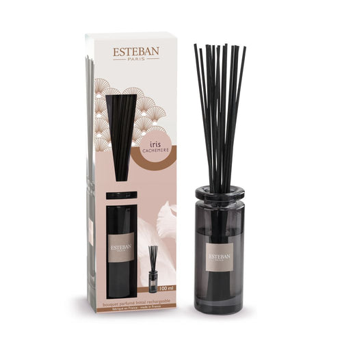 Diffusore di Profumo a Bastoncini "Iris Cachemire" - Esteban 100 ml