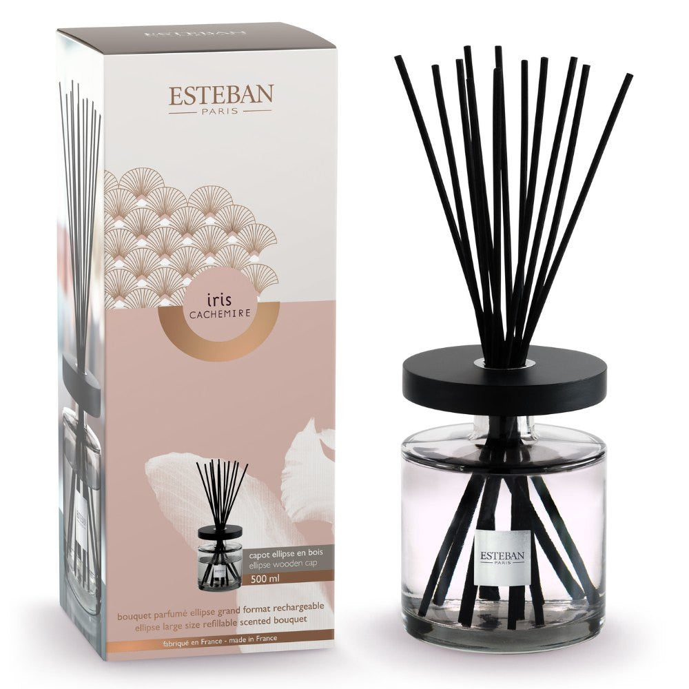 Diffusore di Profumo a Bastoncini "Iris Cachemire" - Esteban 500 ml