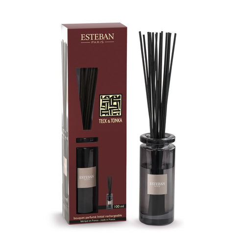 Diffusore di Profumo a Bastoncini "Teck & Tonka" - Esteban 100 ml
