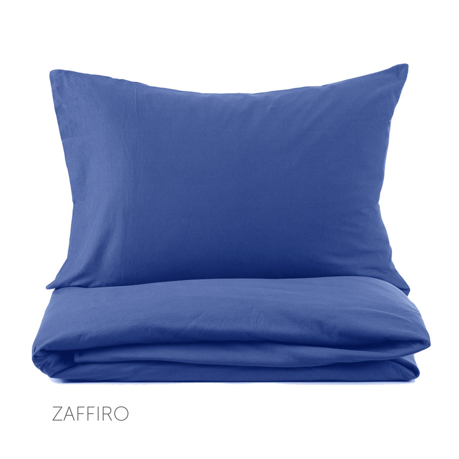 Lenzuolo in Cotone Percalle "Zaffiro" - Fazzini