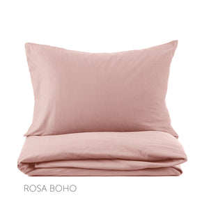 Lenzuolo in Cotone Percalle "Rosa Boho" - Fazzini