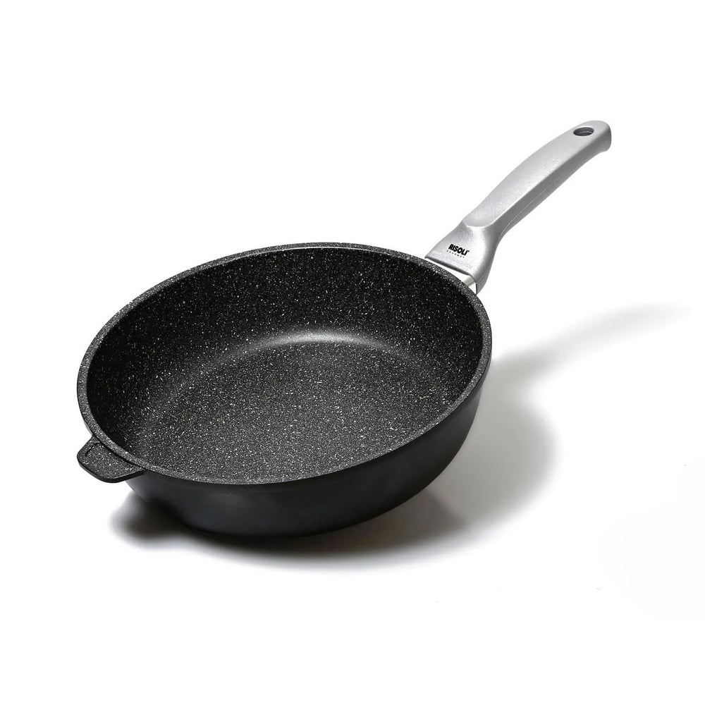 Padella Alta Antiaderente Granito HARD STONE - Risolì 24cm