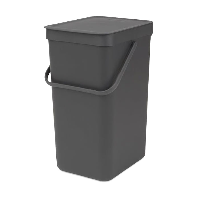 Pattumiera per Differenziata Sort & Go Nera - Brabantia 6 litri