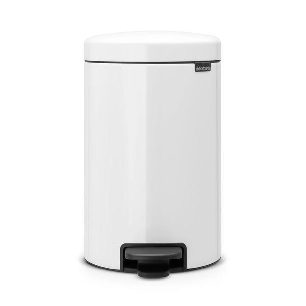 Pattumiera a Pedale Newicon 12 Litri - Brabantia Bianco