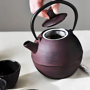 Teiera in Ghisa con Filtro e 4 Bicchieri 1L - WD Lifestyle