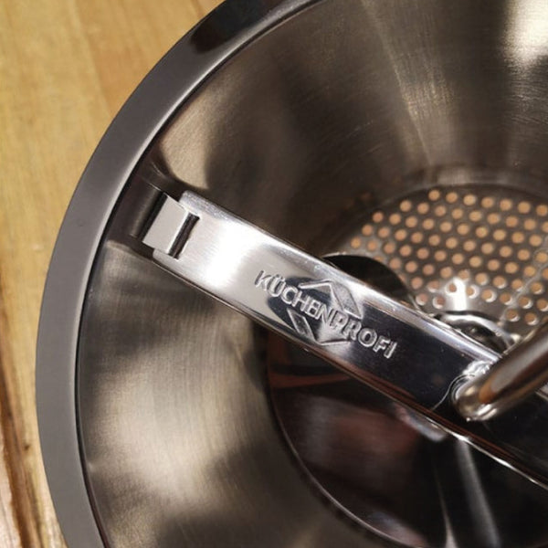 Passaverdure in Acciaio Inox con Quattro Dischi - Kuchenprofi