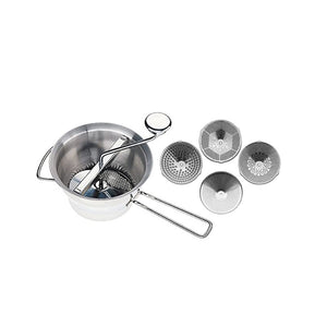 Passaverdure in Acciaio Inox con Quattro Dischi - Kuchenprofi