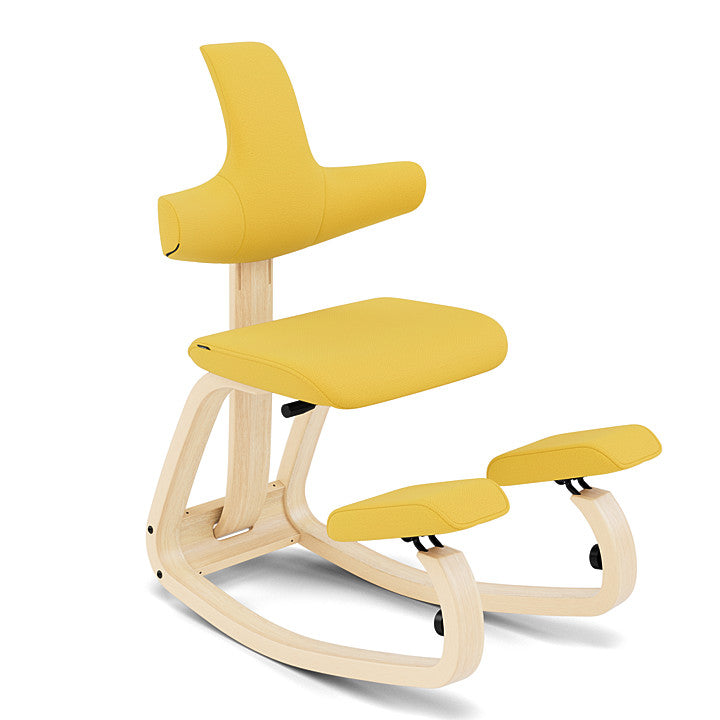 Thatsit Balans Sedia Ergonomica Giallo - Varier Legno di Frassino