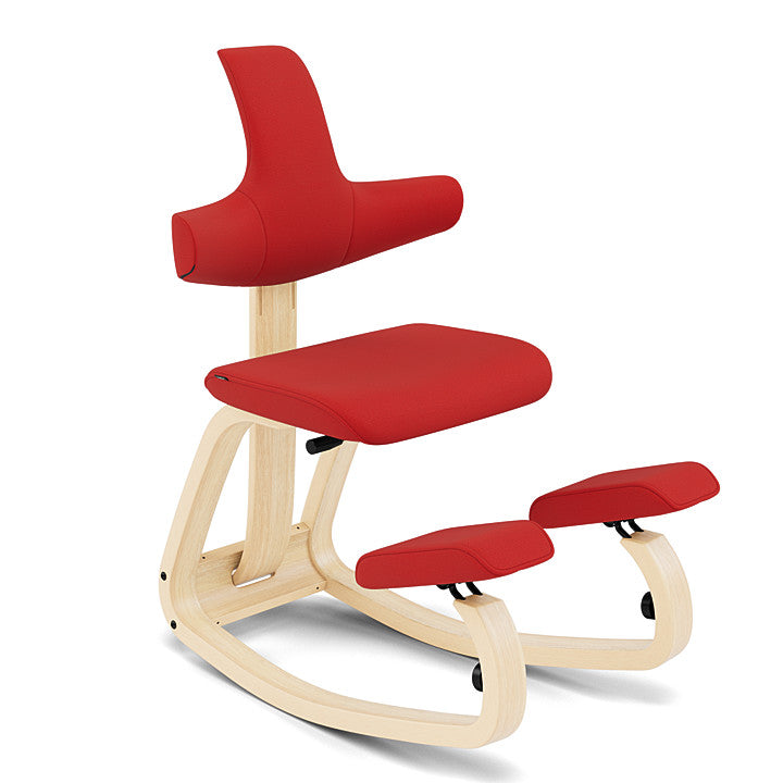 Thatsit Balans Sedia Ergonomica Rosso - Varier Legno di Frassino