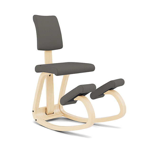 Variable Plus Sedia Ergonomica Grigio - Varier Legno di Frassino
