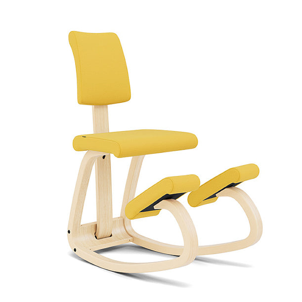 Variable Plus Sedia Ergonomica Giallo - Varier Legno di Frassino