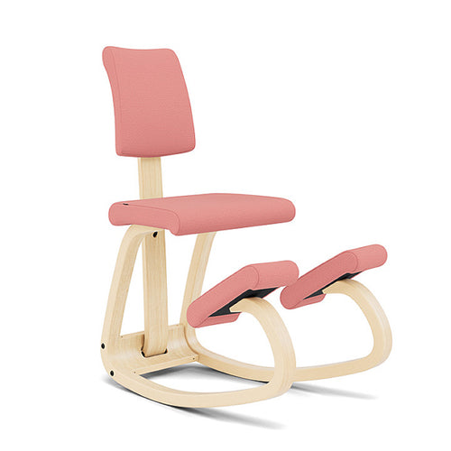 Variable Plus Sedia Ergonomica Rosa - Varier Legno di Frassino