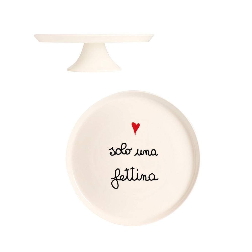 Alzata in Gres con Scritta - Simple Day