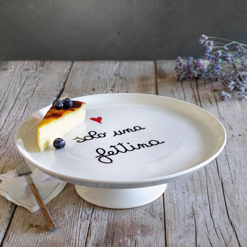 Alzata in Gres con Scritta - Simple Day