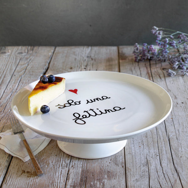 Alzata in Gres con Scritta - Simple Day