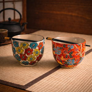 Set 2 Ciotole per Ramen con Bacchette in Bamboo - WD Lifestyle