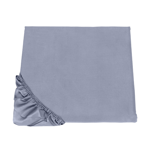 Lenzuolo con Angoli in Cotone Percalle "Azzurro" - Fazzini 90cm x 200cm x 30cm
