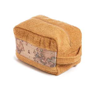 Set Beauty Case + Asciugamano con Ospite in Spugna di Cotone - Alviero Martini 1^ Classe