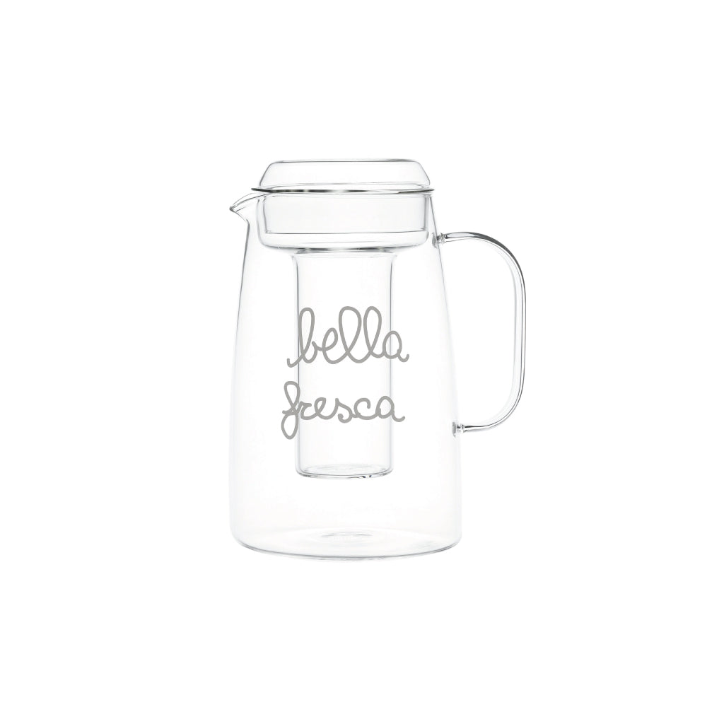 Caraffa con Portaghiaccio in Vetro Borosilcato "Bella Fresca" 2L - Simple Day