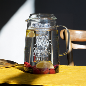 Caraffa con Portaghiaccio in Vetro Borosilcato "Bella Fresca" 2L - Simple Day