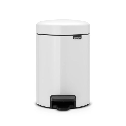 Pattumiera a Pedale Newicon 3 Litri - Brabantia Bianco