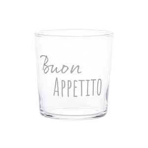 Bicchiere Trasparente con Scritta 355ML - Simple Day