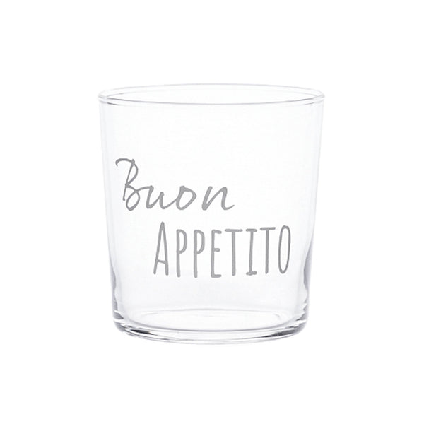 Bicchiere Trasparente con Scritta 355ML - Simple Day