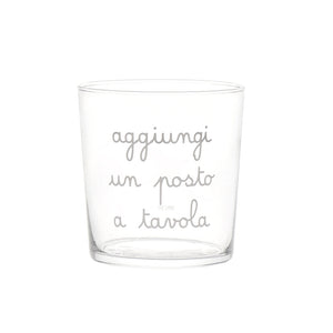 Bicchiere Trasparente con Scritta 355ML - Simple Day
