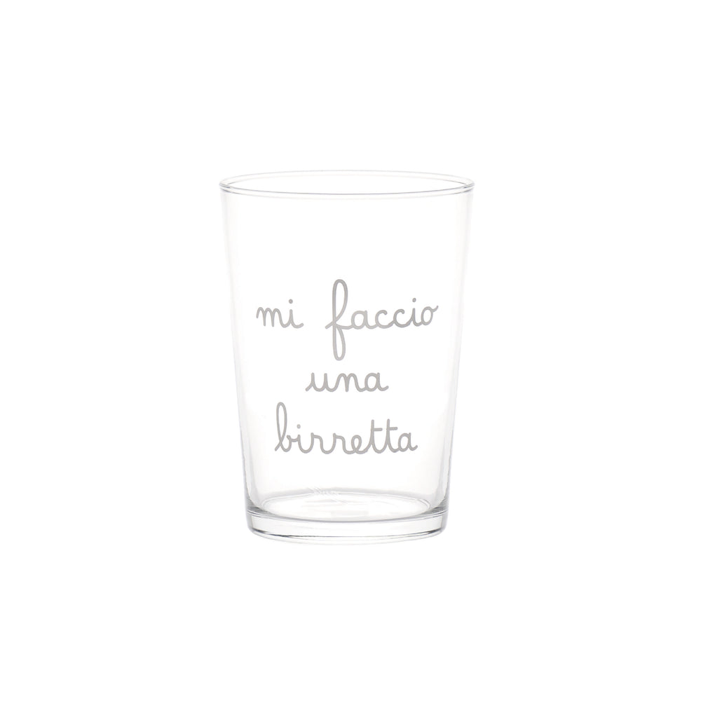 Bicchiere Trasparente con Scritta 500ML - Simple Day
