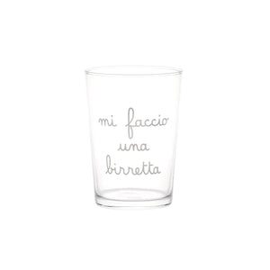 Bicchiere Trasparente con Scritta 500ML - Simple Day
