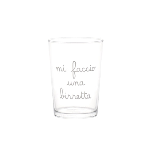 Bicchiere Trasparente con Scritta 500ML - Simple Day