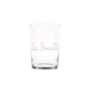Bicchiere Trasparente con Scritta 500ML - Simple Day
