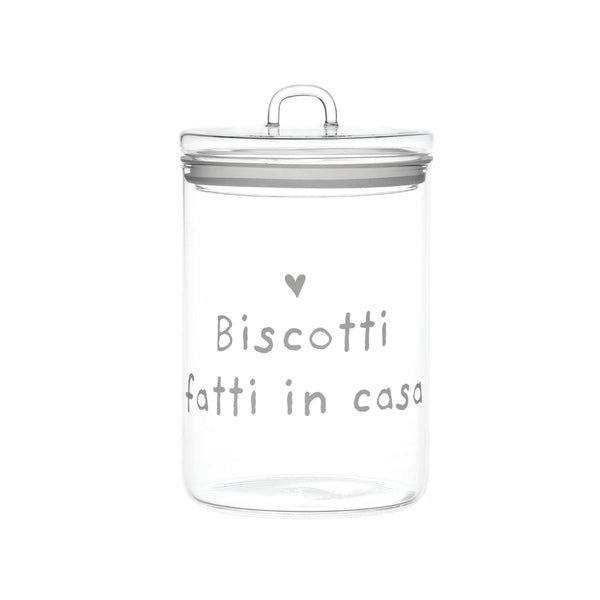 Barattolo in Vetro Borosilcato con Scritta 22CM - Simple Day