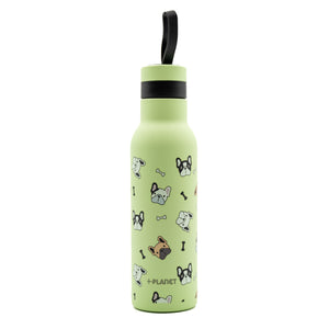 Bottiglia Termica in Acciaio 490ML "Bulldog Francese" - +Planet