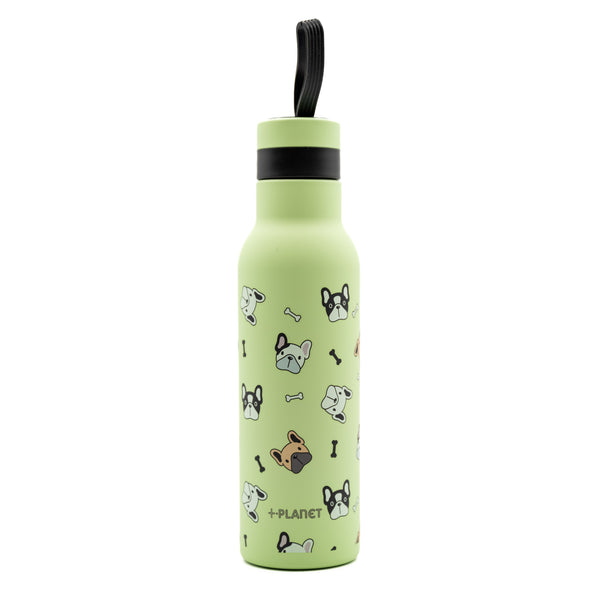 Bottiglia Termica in Acciaio 490ML "Bulldog Francese" - +Planet