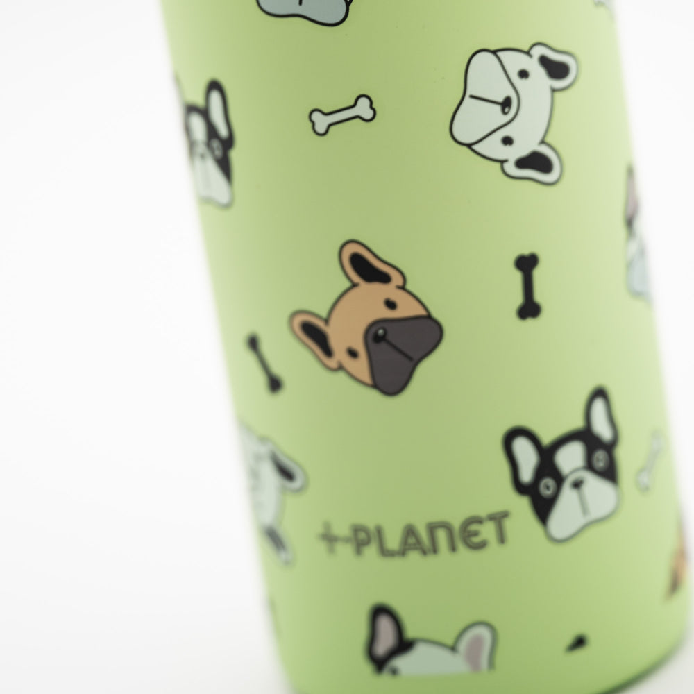 Bottiglia Termica in Acciaio 490ML "Bulldog Francese" - +Planet