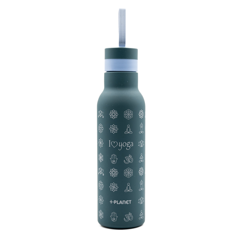 Bottiglia Termica in Acciaio 490ML "I Love Yoga" - +Planet
