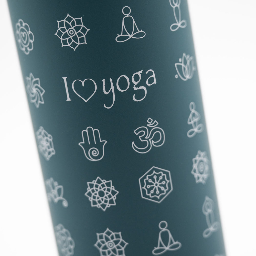 Bottiglia Termica in Acciaio 490ML "I Love Yoga" - +Planet