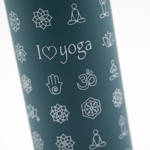 Bottiglia Termica in Acciaio 490ML "I Love Yoga" - +Planet