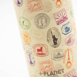 Bottiglia Termica in Acciaio 490ML "Francobolli dal Mondo" - +Planet